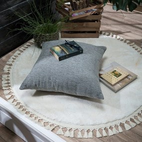 Μαξιλάρι Διακοσμητικό (Με Γέμιση) Melrose 11 Grey Teoran 65Χ65 Acrylic,Cotton,Polyester