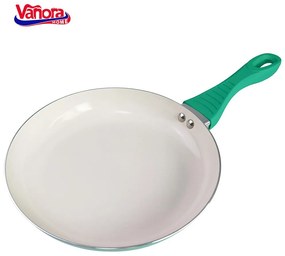 Vanora VN-SYN-V24 Τηγάνι από Αλουμίνιο 24x4εκ. Πράσινο