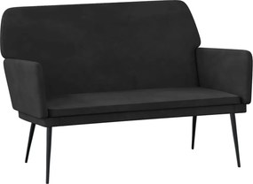 vidaXL Πάγκος Μαύρος 108x79x79 εκ. Βελούδινος