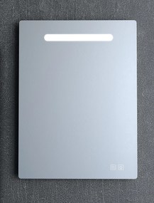 Drop Luxus 100 White Gloss Top-2 MDF - Επιπλο Μπανιου με Νιπτήρα &amp; Καθρέπτη