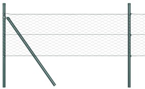 vidaXL χάλκινος εξάγωνος φράχτης  0.4x50 μ