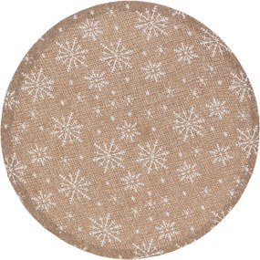 Χριστουγεννιάτικο Σουπλά (Φ38) A-S White Snowflake 208502C