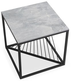 INFINITY 2 KWADRAT, coffee table, grey marble DIOMMI V-CH-INFINITY_2_KWADRAT-LAW