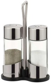 Αλατοπίπερο Σε Βάση (Σετ 3Τμχ) 650320 Inox-Clear Tescoma Steel,Glass