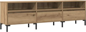 vidaXL Έπιπλο Τηλεόρασης τεχνίτης Δρυς 150x30x44,5 εκ