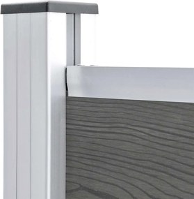 vidaXL Πάνελ Περίφραξης Γκρι 180 x 146 εκ. από WPC