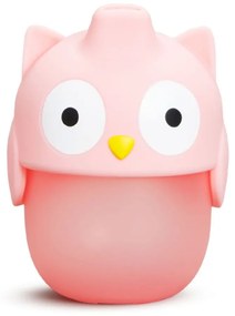 Ποτήρι Βρεφικό Owl Soft Touch Sippu Cup 230ml Pink Munchkin 230ml Silicon,Plastic