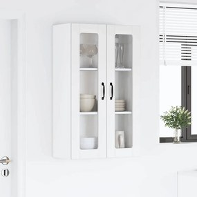 vidaXL Ραφιέρα τοίχου LUCCA Λευκό 60 x 31 x 100 εκ. Επεξεργασμένο Ξύλο