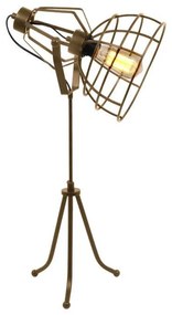 Table Lamp Cell Fylliana Bronze 30x30x65 cm 30x30x65 εκ.