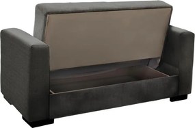 Σετ σαλονιού Vox 2τεμ ύφασμα σε ανθρακί απόχρωση 214x83x82 εκ.