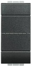 Διακόπτης Α/Ρ 1 Στοιχείου 10Α Γραφίτης Bticino Axial L4053AN Legrand-L4053AN-Ανθρακί L4053AN