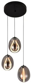 Κρεμαστό Φωτιστικό Οροφής LED 23W IP20 3000K Melanie 4311900 Viokef-4311900-Μαύρο 4311900