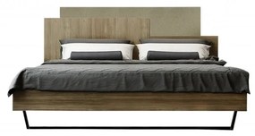 SB-00569 Κρεβάτι "ΜΟΡΦΕΑΣ" Διπλό σε χρώμα καρυδί-μόκα ανοιχτό 160x200
   , 1 Τεμάχιο