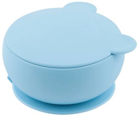 MinikOiOi Μπωλ Σιλικόνης με καπάκι Blue