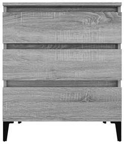 vidaXL Ντουλάπι Γκρι Sonoma 60x35x70 εκ. από Επεξεργασμένο Ξύλο