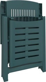 vidaXL Ξαπλώστρα Πράσινη Πλαστική