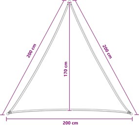 vidaXL Ικανότητα Σκίασης 2 x 2 x 2 m HDPE