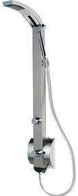 Dolce Vita Idea Spout Chrome Στήλη Nτους Θερμομικτική 3 εξόδων Από Μασίφ Αλουμίνιο, 136,4 εκ.