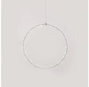 Χριστουγεννιάτικο Στεφάνι με 45 Mini LED Φ30 ACA-X064524227-Λευκό X064524227