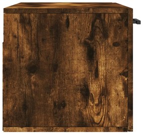 vidaXL Ντουλάπι Τοίχου Καπνιστή Δρυς 80x36,5x35 εκ. Επεξεργασμένο Ξύλο