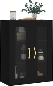vidaXL Ντουλάπι Τοίχου Μαύρο 69,5 x 34 x 90 εκ.