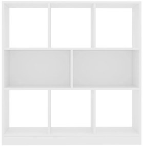 vidaXL Βιβλιοθήκη Λευκή 97,5 x 29,5 x 100 εκ. από Επεξ. Ξύλο