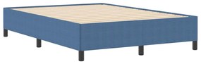vidaXL Σκελετός Κρεβατιού Μπλε 140 x 190 cm Βελούδο