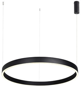 Φωτιστικό Οροφής 25368 Φ80x160cm Dim Led 4310lm 70W 3000K Black