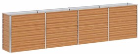 vidaXL Υπερυψωμένη Ζαρντινιέρα Ανοιχτό καφέ 320 x 40 x 77 cm