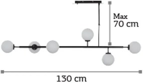 Ράγα οροφής InLight 6170-6 Πολύφωτη