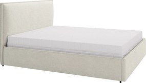 Επενδυμένο Κρεβάτι Bianco Grant-Κρεμ-140 x 200