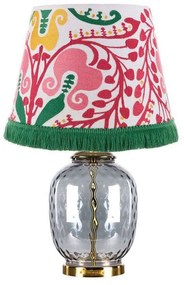 Φωτιστικό Επιτραπέζιο Hungarian Embroidery-Chelsea Clear-Multi MindTheGap Glass, Fabric