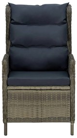 vidaXL Σετ Τραπεζαρίας Κήπου 3 Τεμαχίων Καφέ