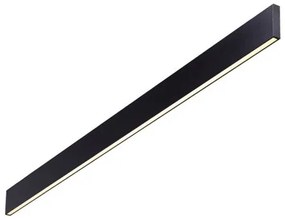 Γραμμικό Φωτιστικό Τοίχου LED 32W Μαύρο 4000Κ Dimmable Αρθρωτό Linus 268071 Ideal Lux 268071