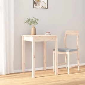 vidaXL Τραπεζαρία 55 x 55 x 75 εκ. από Μασίφ Ξύλο Πεύκου