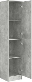 vidaXL Highboard Σκυρόδεμα Γκρι 35 x 39 x 168 εκ.