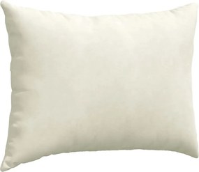 vidaXL Μαξιλάρι Καναπέ 2 τμχ. Βελούδο Κρεμ 70 x 50 cm