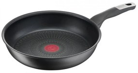 Τηγάνι Tefal G2550572, 26 cm, Thermo-Spot, Αντικολλητική επίστρωση τιτανίου X6, Επαγωγή, Μαύρο