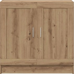 vidaXL Βιβλιοθήκη Artisan Δρυς 82,5x30,5x80 εκ. Επεξεργασμένο Ξύλο