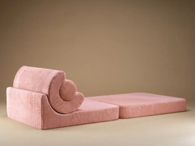 Πολυθρονα Flipster Υφασμα Κοτλε Ροζ