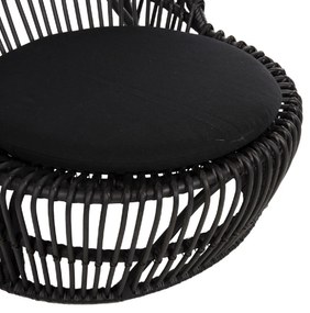 ΠΟΛΥΘΡΟΝΑ ENTROPY HM9840.03 ΦΥΣΙΚΟ RATTAN ΜΕ ΜΑΞΙΛΑΡΙ-ΜΑΥΡΟ 80x97x85Υεκ.