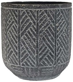 Κασπώ Utah 00.03.35620 Φ19x17cm Grey Ceramic