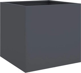 vidaXL Ζαρντινιέρα Ανθρακί 49x47x46 εκ. από Χάλυβα