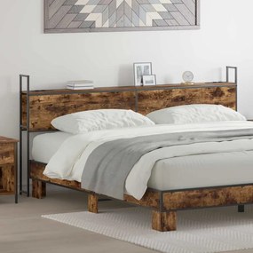 vidaXL Κεφαλάρι Αποθήκης Καπνιστή δρυς 180 cm Επεξεργασμένο ξύλο