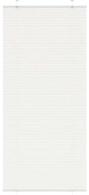 vidaXL Πλισέ περσίδα Λευκό 95x200 cm Πλάτος υφάσματος 94,4 cm