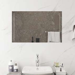 vidaXL Καθρέφτης Μπάνιου με LED 50x80 εκ.