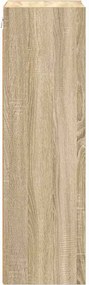 vidaXL Κρεμαστό ντουλάπι με αποθήκευση Δρύς Sonoma 40 x 29,5 x 100 εκ.