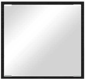 vidaXL Καθρέφτης μπάνιου LED Επιτοίχιο Μαύρη δρυς 40 x 8.5 x 37 εκ.