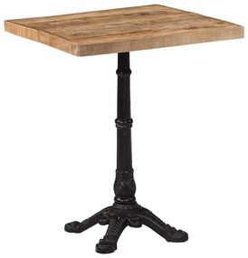 vidaXL Τραπέζι Bistro 60 x 60 x 77 εκ. Ακατέργαστο Ξύλο Μάνγκο