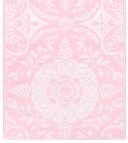 vidaXL Χαλί εξωτερικού χώρου ARAKIL ροζ 80x150 cm PP